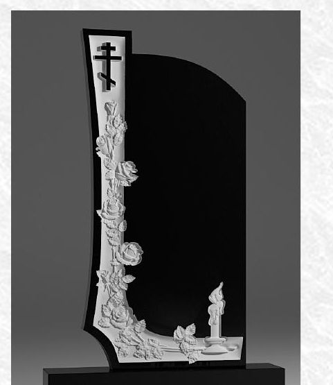 58. Розы, крест, свеча